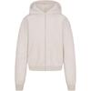 Holiday Collection FW24 Cotton Fleece Classic Zip Up Hoodie Soft Casual Long Sleeve Sweatshirt Women Hoodies Heather-Oatmeal TP-ZUP-4476-OAT