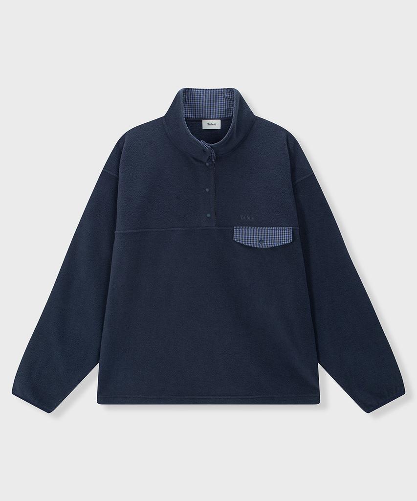 FALLETT Fleece Pullover Navy