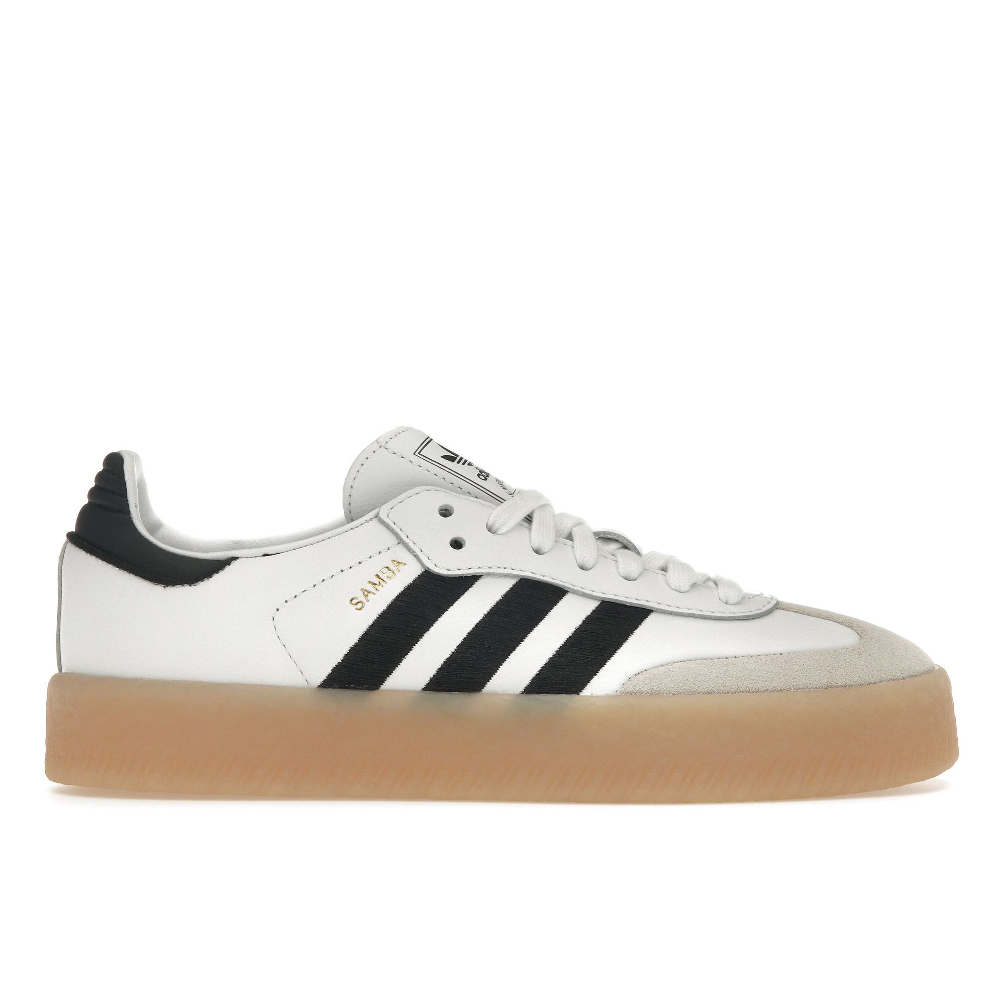 

адидас (ЖЕНСКИЕ) Самбае White Black Gum IG5744 EU 38.5 белый