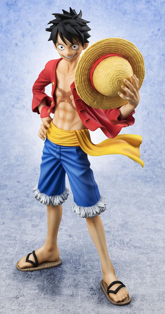 One Piece Sailing Again Monkey Luffy Scale PVC Painted Complete Figure Portrait.Of.Pirates D. Ver.2 1/8
