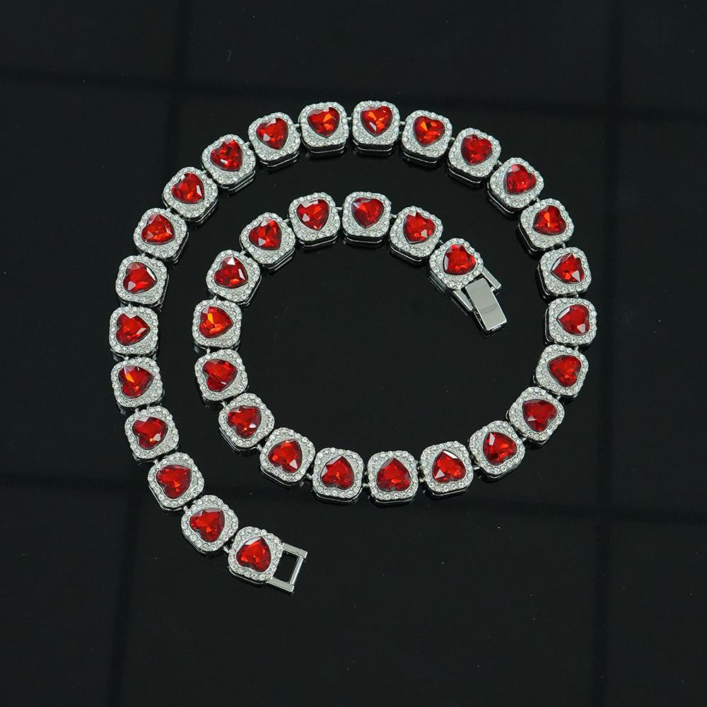 Love Rock Candy 12,5 mm kubanische Handkette, europäischer und amerikanischer Hip-Hop-Trend Herren-Accessoires