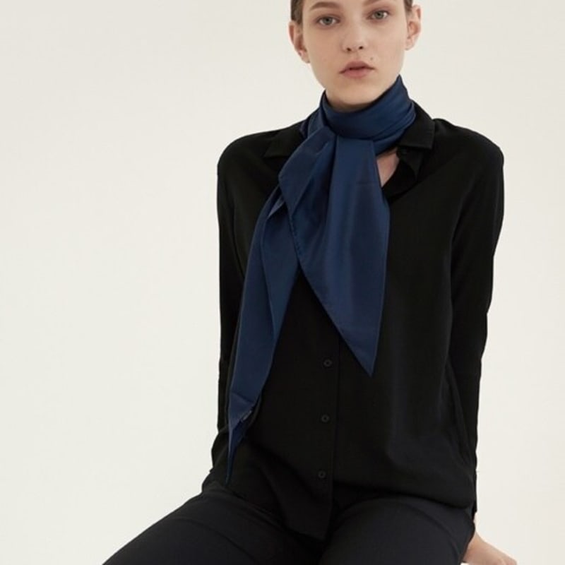 BB’DE SOLI’DE solid silk scarf 6color