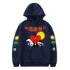 Bad Bunny Graphic Print Unisex Oversized Crewneck Sweatshirt Fall Casual Wear