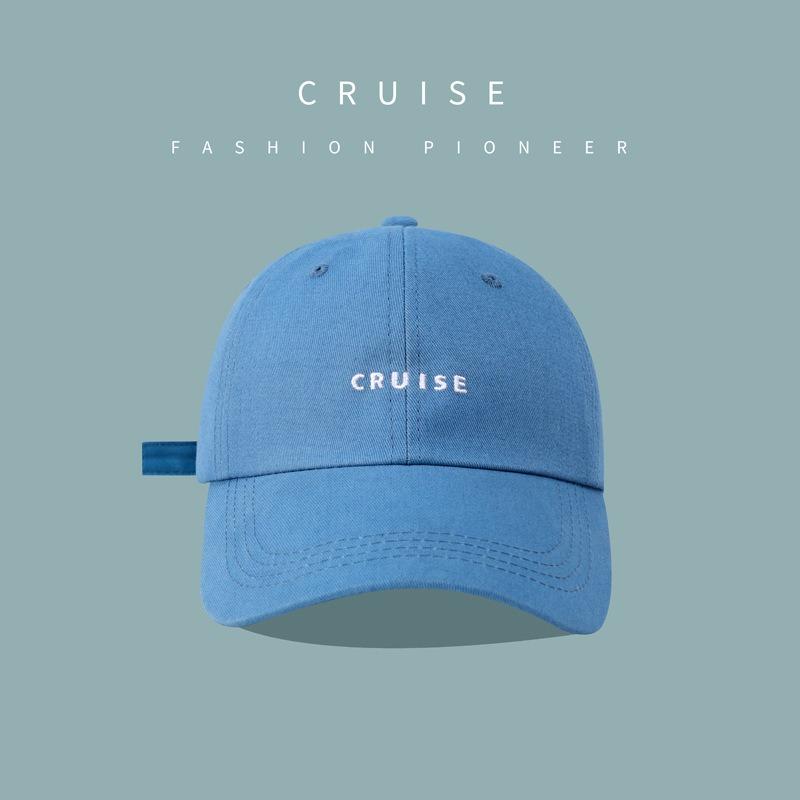 Hat Female Cap Versatile Letter Embroidered Baseball Cap Casual Men's Cowboy Hat