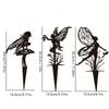 1/3pcs Garden Fairy Stakes Decorative Plant Markers Yard Outdoor Decoration Ornaments for Flower Bed Lawn Patio Garden Art Decor