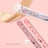 15cm Cute Paw Ruler Cartoon Kitties Acrylic Plastic Straight Measuring Rule Bookmark Stationery Office School Supplies