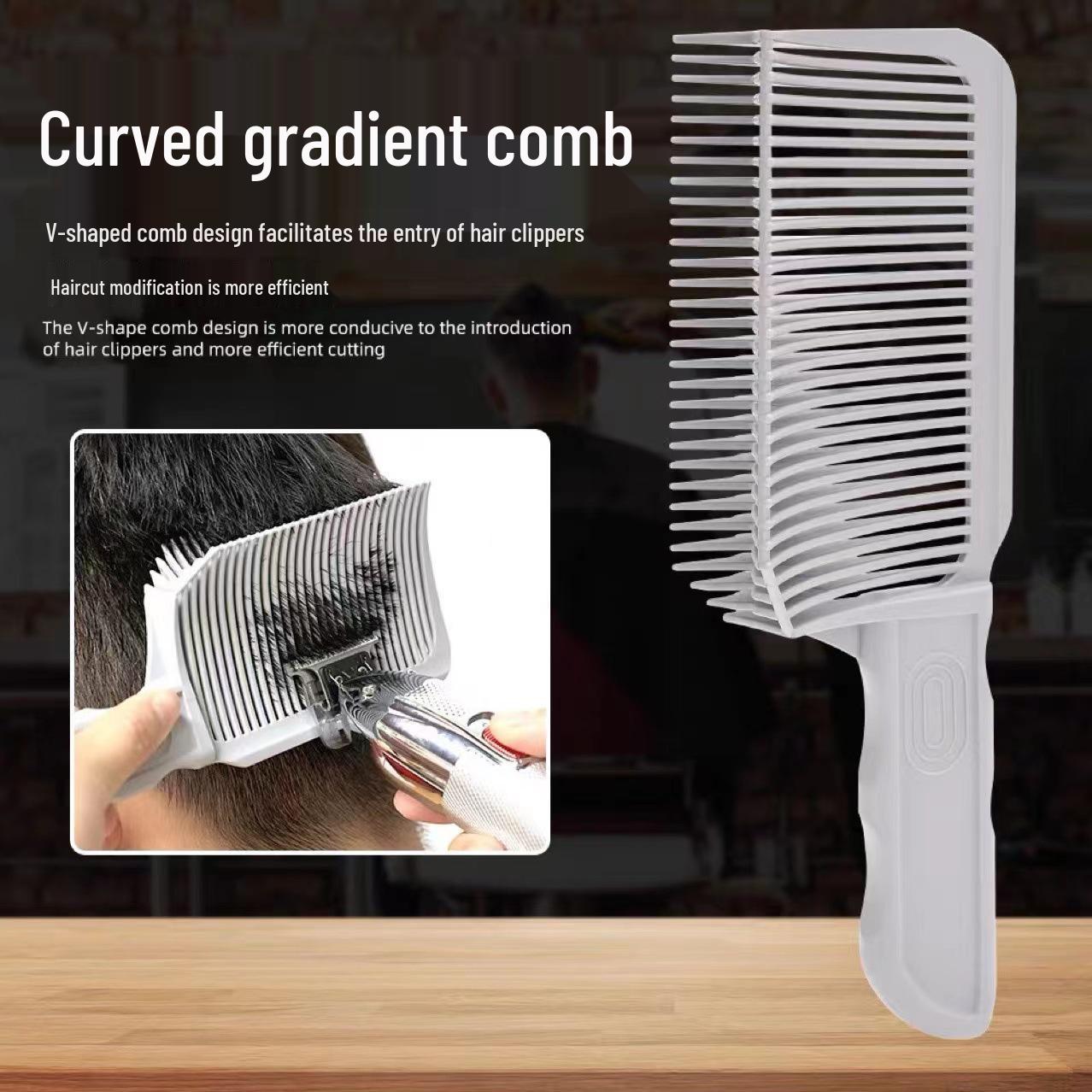 

Popular Barber Pompadour Fade Comb for Perfect Edging and Styling белый