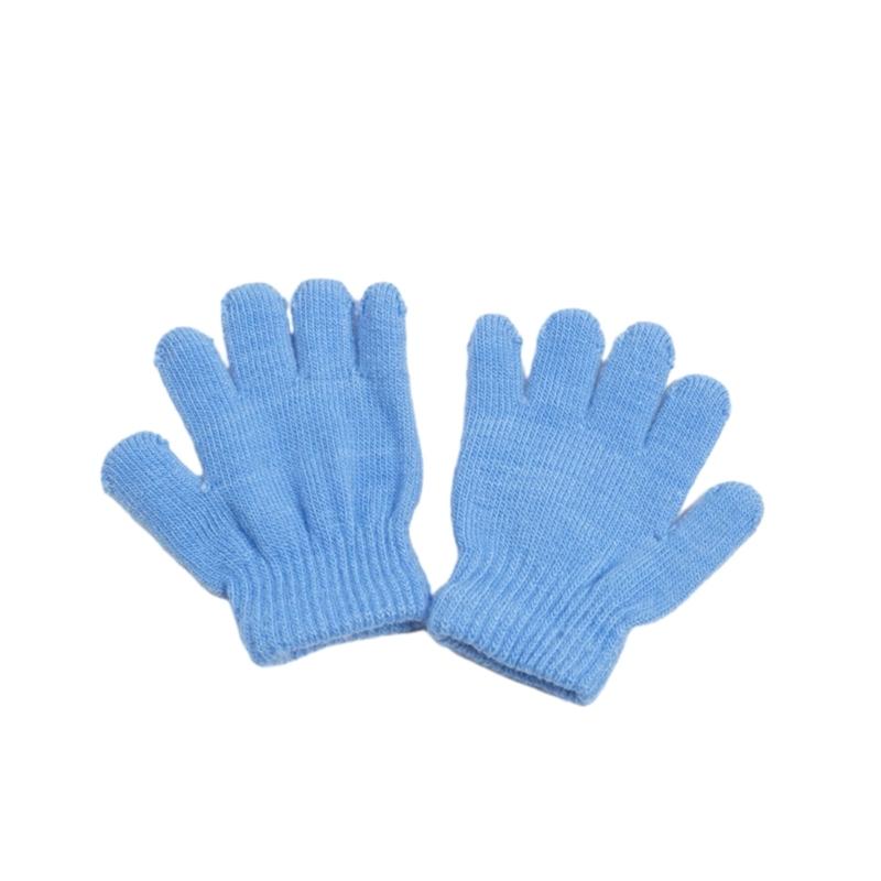 Unisex Vollfingerhandschuhe für Kinder Dehnbare & Warme Handschuhe Helle & Fröhliche Strickhandschuhe Langlebig für Jungen & Mädchen