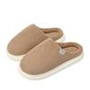 Home cotton slippers women's winter couple indoor household plush warm men's plush plush slippers men's winter