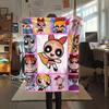 Powerpuff Girls Cartoon printing Flannel Blanket Bedroom Sofa Camping Warm blanket Gifts for family and friends-MJ008