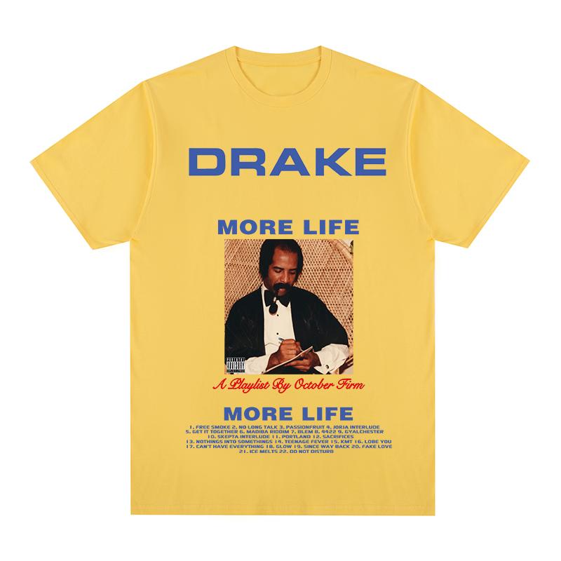 Drake Vintage Tshirt Rapper for All The Dogs Letter Camisetas Hombre Hip Hop Cotton Unisex T Shirt New TEE TSHIRT Womens Tops