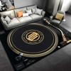 Retro Disc Player Vinyl Records Pattern Carpet for Bedroom Home Decor Living Room Mat Music Classroom Music Lover Rugs Gift