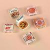 5/10 Pcs 1:12 Dollhouse Miniatures Pizza Box Model Doll House Accessories Decor Simulation Mini Food Toys Pretend Play Toys Diy