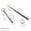 Portable Multifunctional  Titanium Alloy Toothpicks Pocket Toothpick Holder Fruit Fork Outdoor Picnic Camping