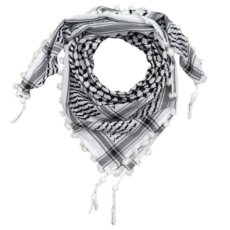 Fashion Shemagh Scarf Tacticals Desert Scarf Arabian Headscarf Breathable Neckerchief Head Scarf for Men