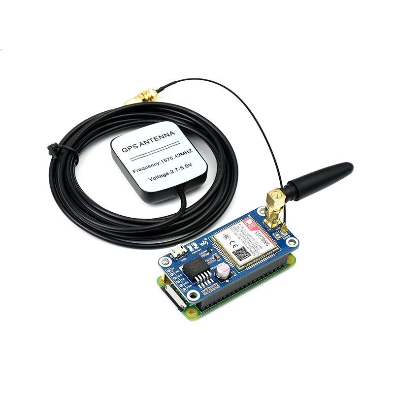 Raspberry Pi 4 SIM7000G NB-IoT/Cat-M/2G/GNSS Communication Board