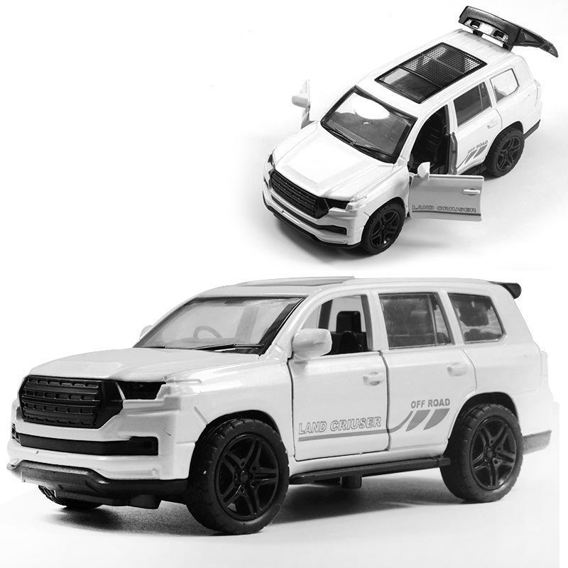"Children's Off-Road Alloy Car Models with Open Doors - Sports Car Cake Decorations and Gifts for Boys"
