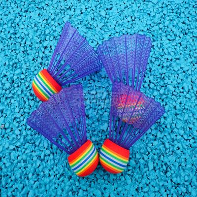 Langlebiges Kinder-Badminton-Set aus Nylon und EVA-Schaumstoff in Regenbogenfarben