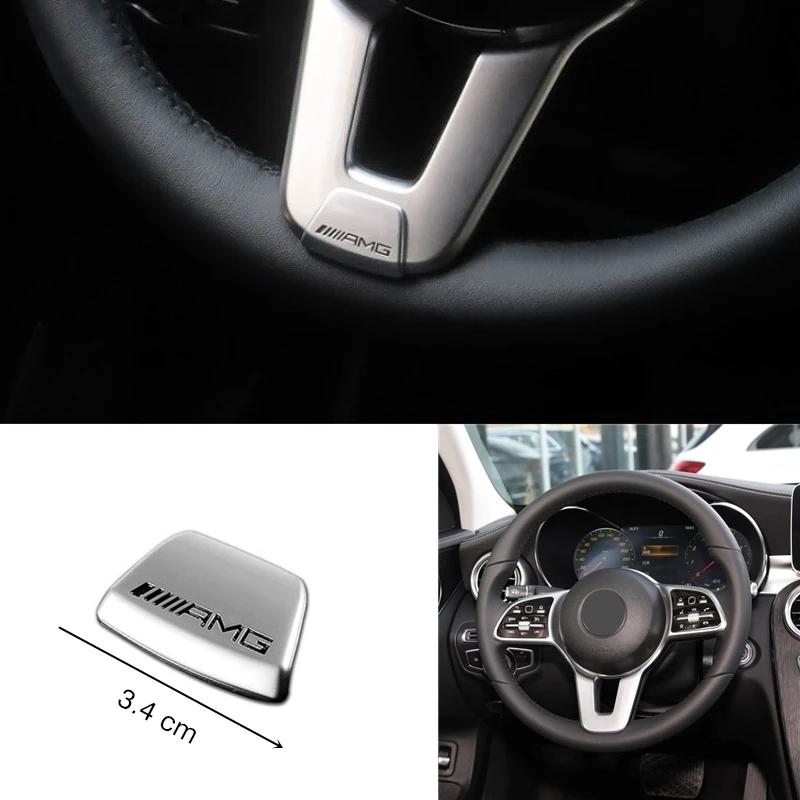 GLC GLB Personalizované nálepky s emblémem na volant auta Odznak AMG Pro Mercedes Benz AMG GLE GLS CLS GLC CLA GLK ML C197 R231 W1