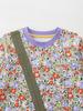 European Style Floral Patchwork Halloween Dress for Girls - Autumn Collection