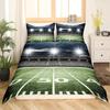 Football Sports Bedding Set,Football Duvet Cover 3D Print Quilt Cover Pillowcase king Queen Size Boys Adult Birthday Gift