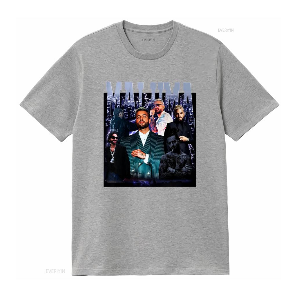 Maluma T Shirt Vintage Fan s Music Star Print vintage Washed Breathable Comfortable Casual Stylish designer clothes fashion