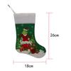 Grinch Christmas Stocking: Green Furry Monster Candy Bag & Tree Ornament