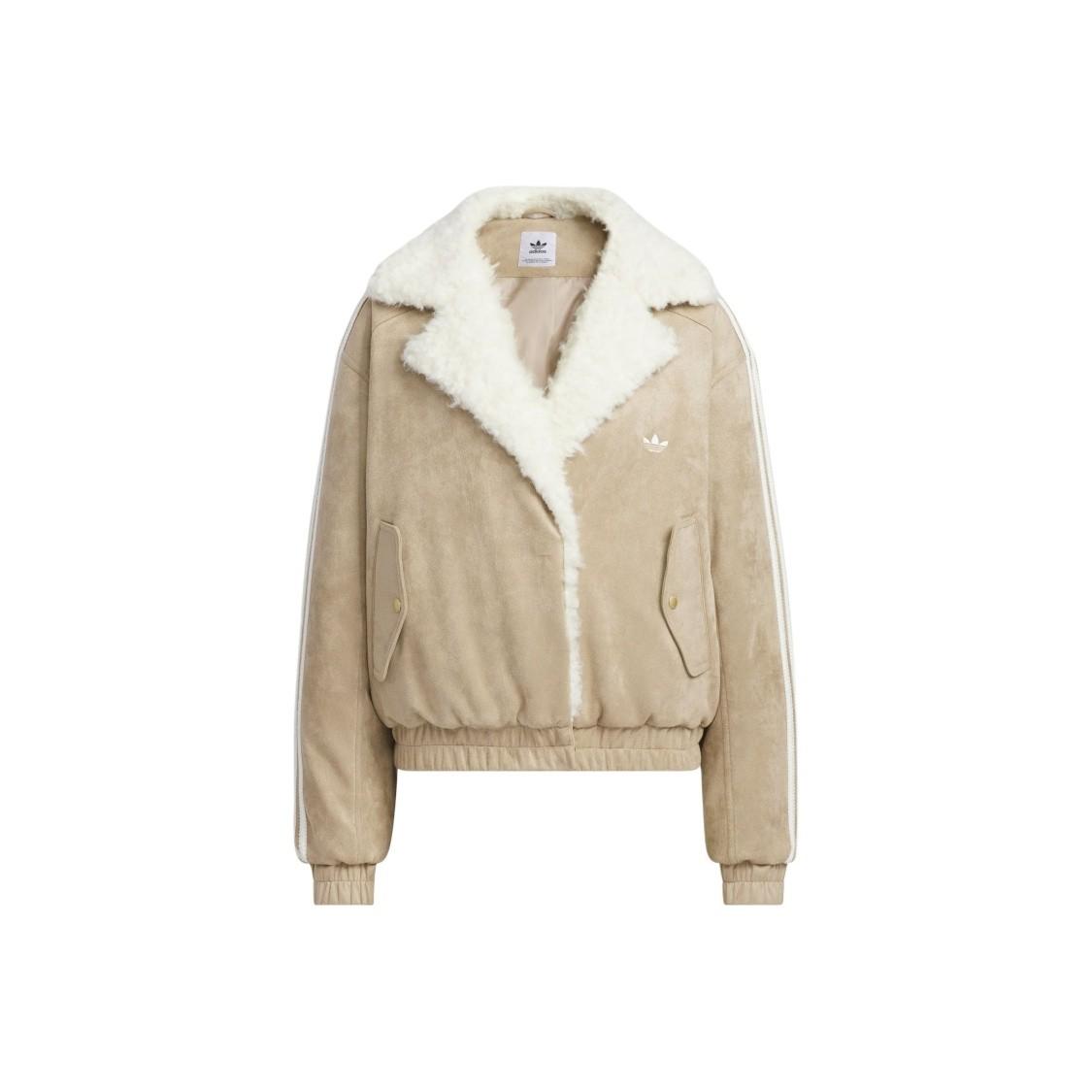 Adidas Originals Year of the Snake Fleece Collar Jacket Women s Khaki JL8439 M