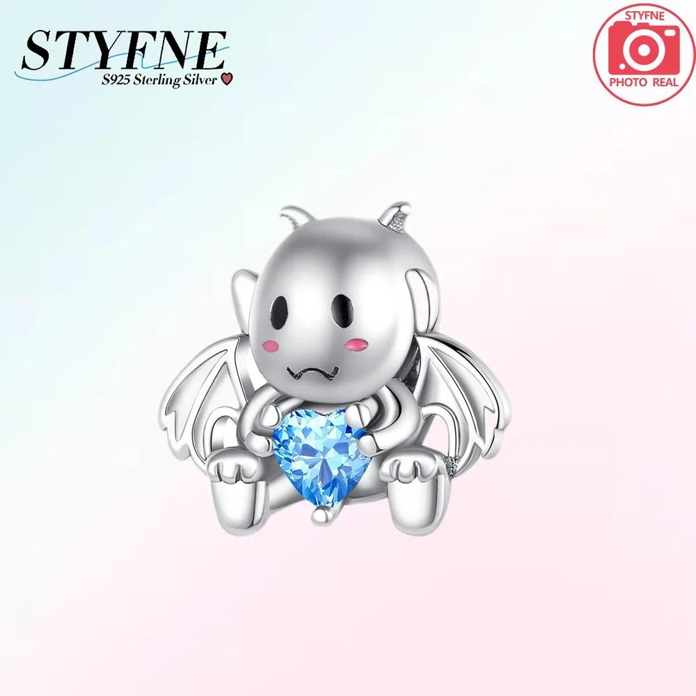 Original Orange Squirrel Cute Animal Pendant Bat Spider Beads Fit Braceletcopper Women Accessory Fine Gift Diy Jewelry