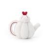 Apricot Lamb Love Teapot Plush Toy for Soft and Cute Fluffy Love Teapot for Girls and 14cm Kids, Boys,