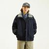 Japanese Retro Stand Collar Lambswool Jacket - Oversized, Warm, Versatile Outdoor Winter Coat