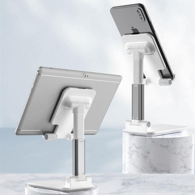 Free Elevation Tablet Desk Stand Holder Foldable Mobile Phone Support Adjustable Angle &  Height Cell Phone Stand