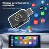 2v1 Bezdrátový adaptér CarPlay Android Auto Chytrá Mini krabička Plug and Play WiFi Rychlé připojení Bezdrátový adaptér CarPlay Automatické připojení