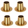 4Pcs Black/gold Candle Holders Retro Candlestick Stand Dining Tables Decor for Home Wedding Party Anniversary Housewarming Gifts