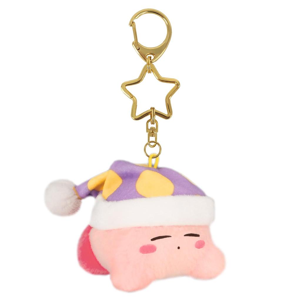 [Sanei Boeki] Kirby's Dream Land Mini-Mofu Mascot Keychain Sleep Plush Toy