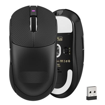 ATTACK SHARK X8PLUS Gaming 40K Lightweight 1K Polling Low 6 Programmable 200 Hours of Continuous Approval Black Grip Tape Mouse, Wireless, Sensor,