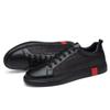 Scarpe in Vera Pelle Uomo Sneakers Nere Ins Marca di Moda Scarpe Uomo Pelle di Mucca Calzature Maschili Taglia Grande 45
