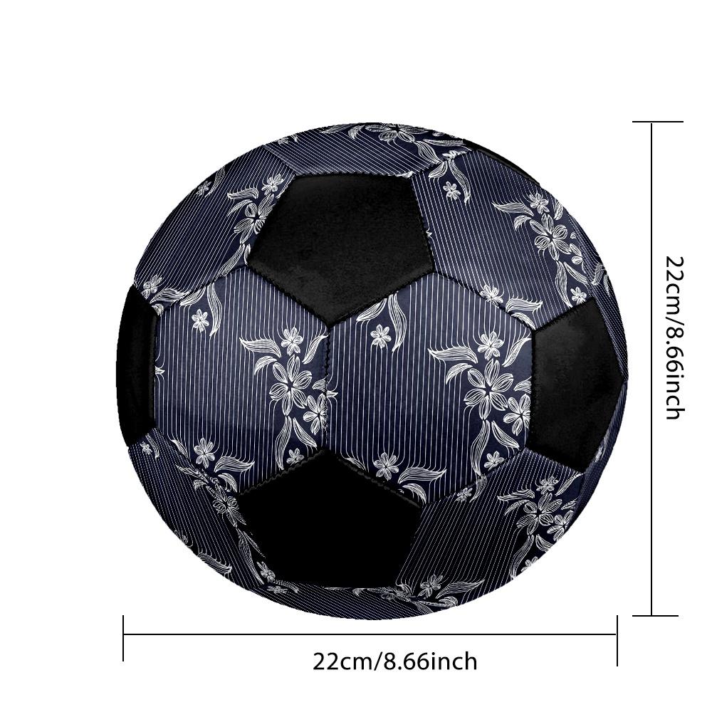 1pc Floral Durable Soccer Ball/Football, Size 5, Perfect for Training, Entertainment And Competition,Gift yy26060664