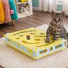 Cat Enrichment Toys Stimulating Cat Toys Kitten Puzzle Hole Digging Box Maze Games With Bell Balls Kitten Accessories For Mental