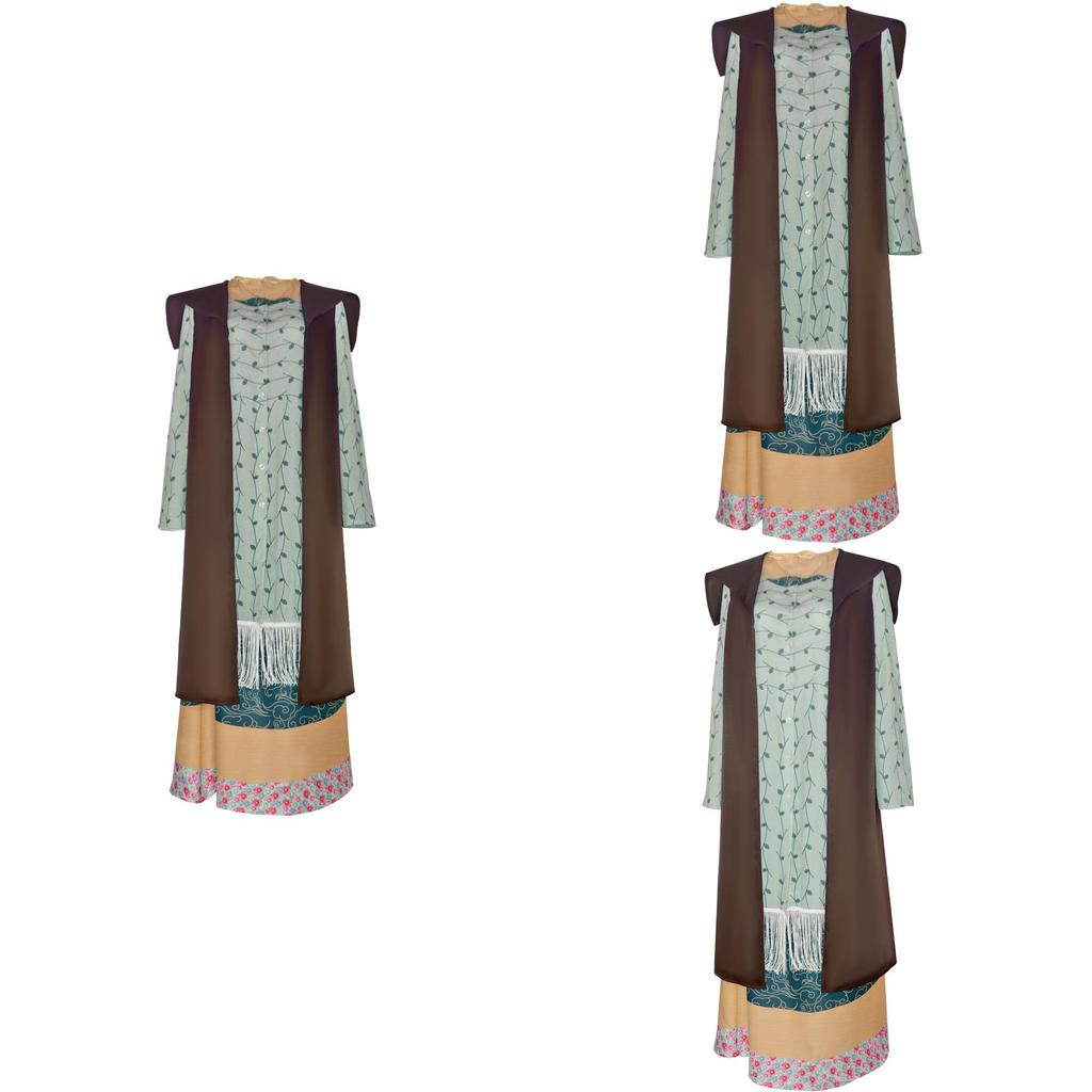 Potter Sybill Trelawney Cosplay Kostüm für Halloween Schullehrer