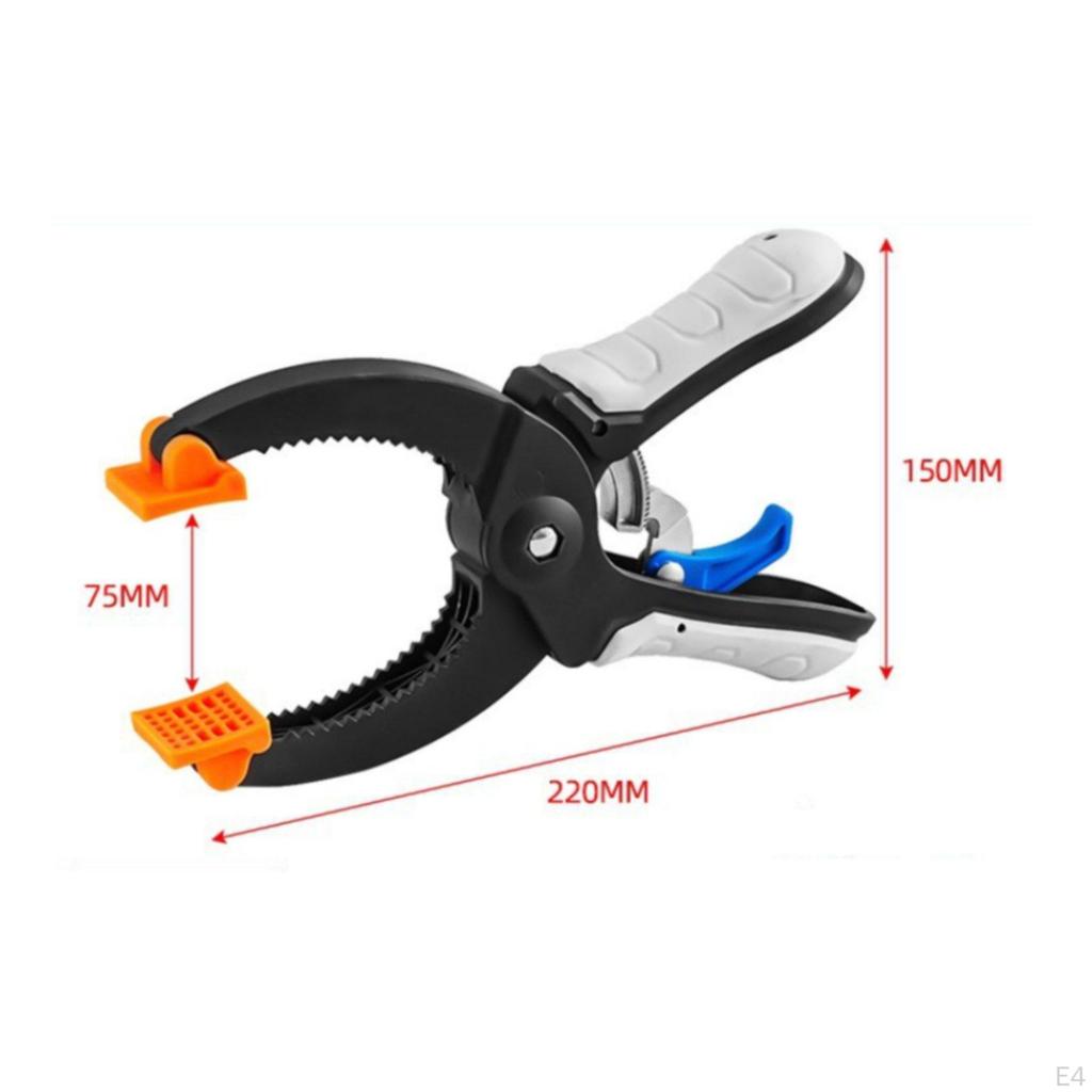 Duty Carpentry Clamp MicroAdjustment Locking Ratchet clip Tool for Crafts, Backdrop Stand,