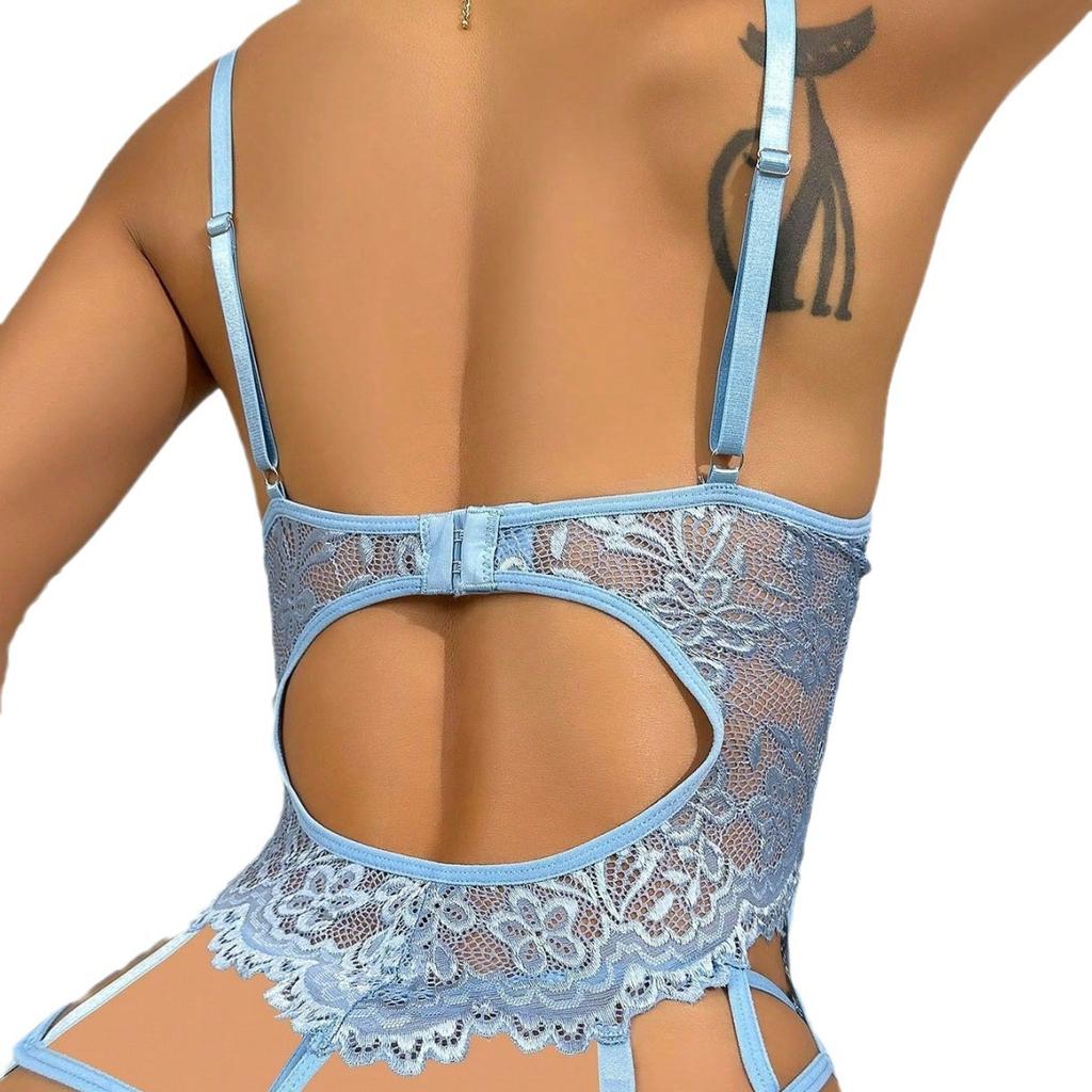 Set Lenjerie Intimă Transparent Sexy Dantelă Set Lenjerie Intimă pentru Femei Lenjerie Intimă Sutien Sexy Erotic Lenjerie de Noapte