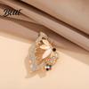 Anti-rust Brooch Zinc Alloy Pin Butterfly Shape Lapel Badge
