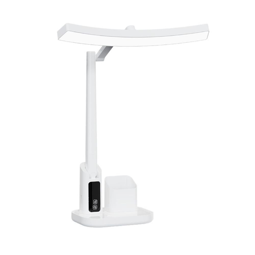 

Plastic Eye Protection Desk Lamp 3-Level Dimmable Foldable LED Desk Learning Lamp USB Rechargeable Energy Saving