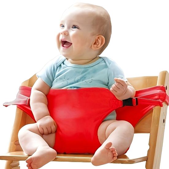 Baby High Chair Harness Adjustable Children's Dining Chair Safety Belt Portable