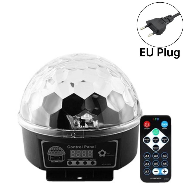 

Дискотечное освещение Сценический светодиодный семицветный вращающийся свет для KTV бара подарки сцена EU