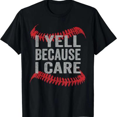 Ich schreie, weil es mir wichtig ist Baseball T-Shirt