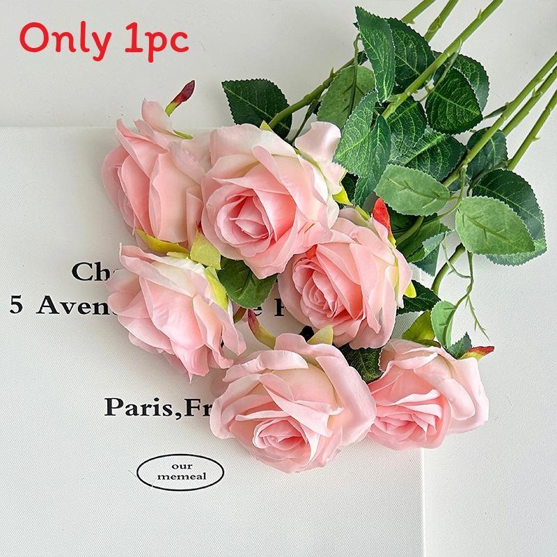 Elegant Artificial Silk Roses For Wedding Centerpieces And Home Styling