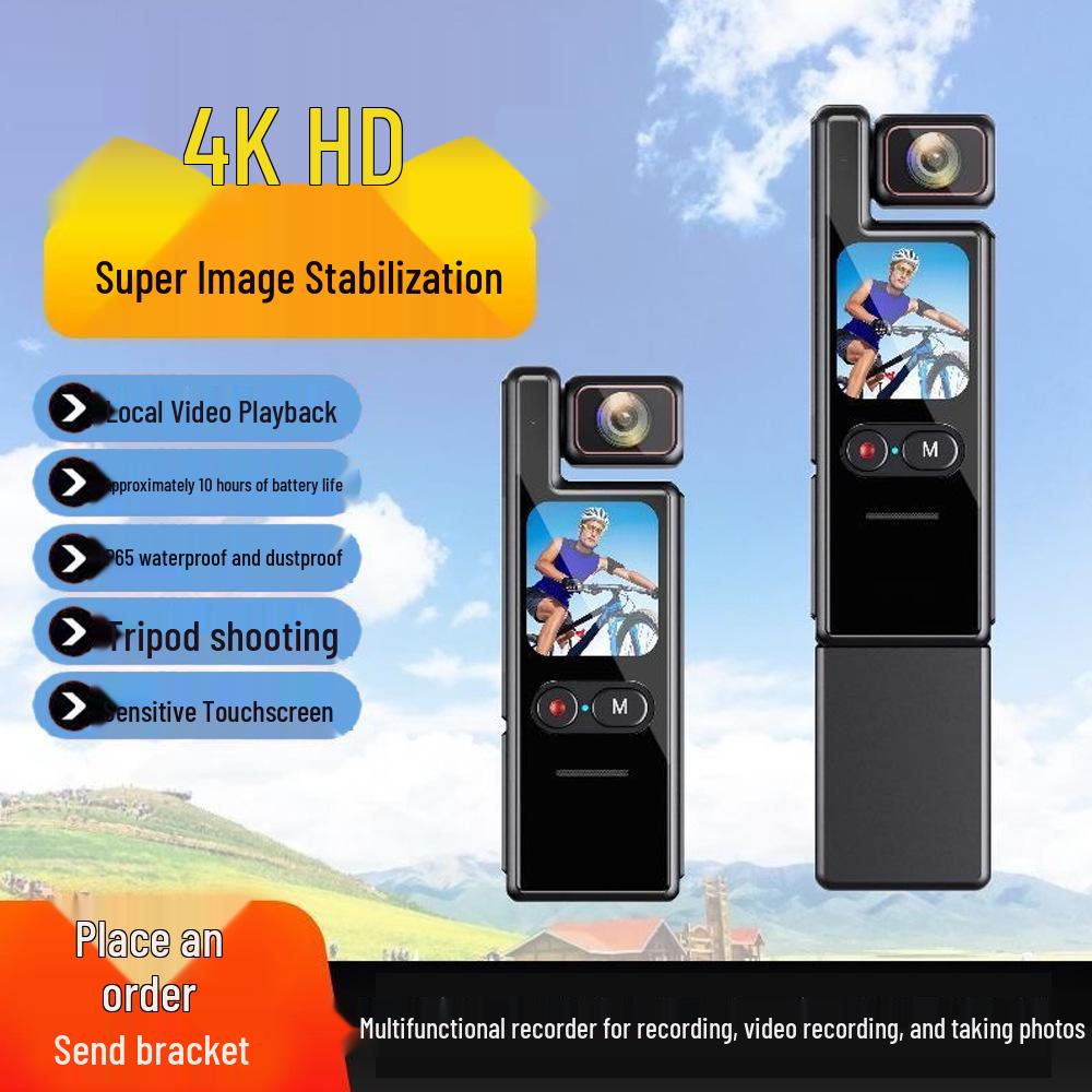 

4K Ultra HD Waterproof Action Camera with Gyro Stabilization, WIFI, Touchscreen, and Rotating Lens