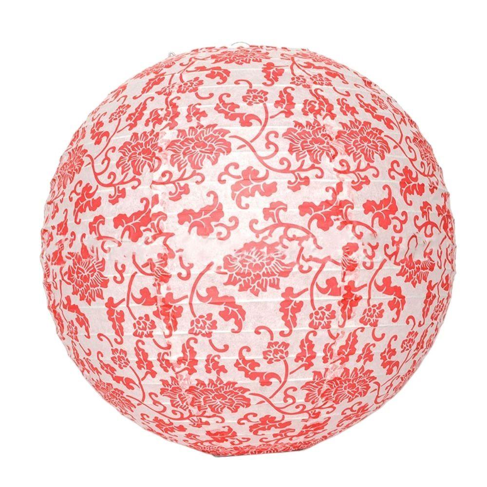 Chinese Style Paper Lantern Printed Festival Supplies Gift Craft Hanging Paper Ball  Wedding